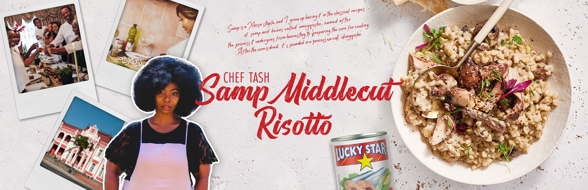 CHEF TASH’S Samp Middlecut Risotto