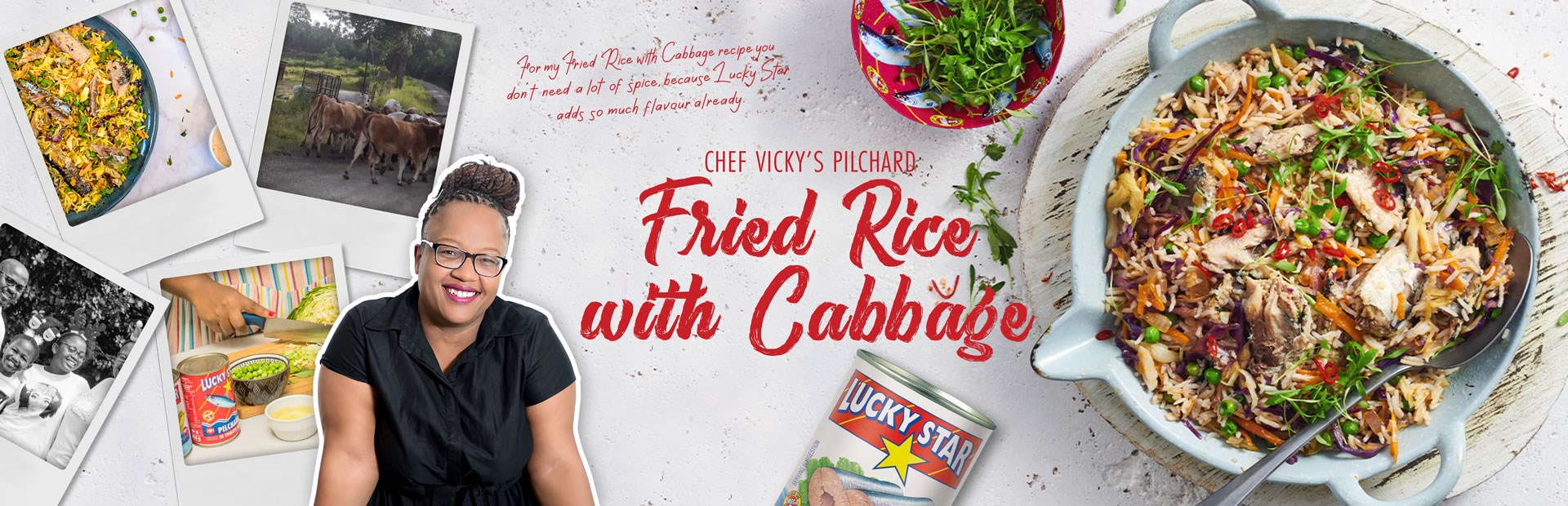 CHEF VICKY Pilchard Fried Rice with Cabbage