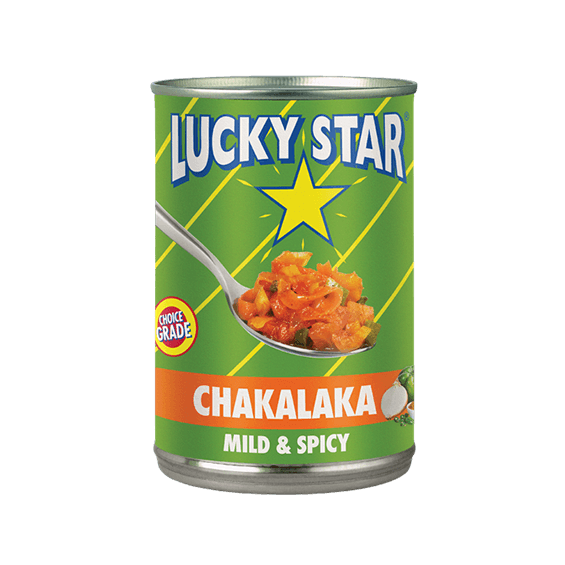 lucky star chakalaka mild & spicy