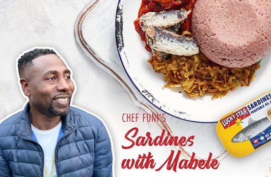 CHEF FUNI’S Sardines with Mabele