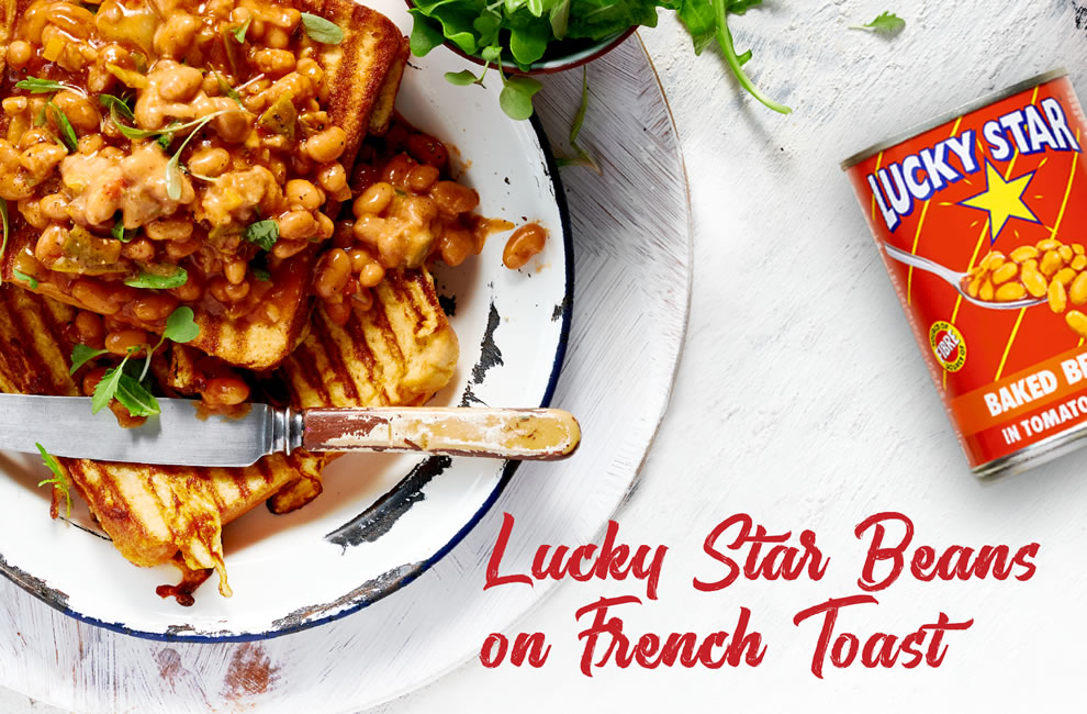 Lucky Star Beans on French Toast - Lucky Star