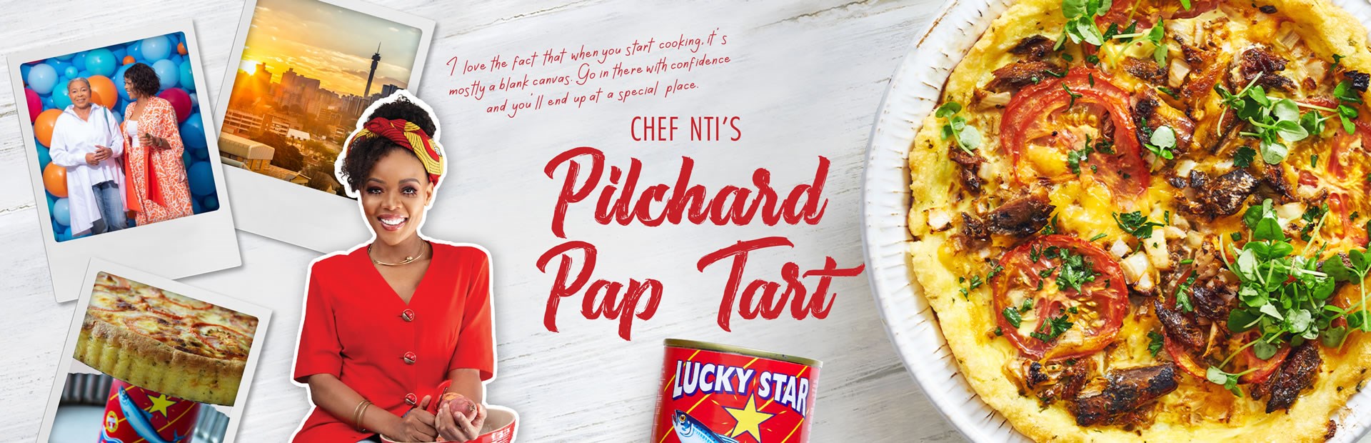 CHEF NTI’S Pilchard Pap Tart