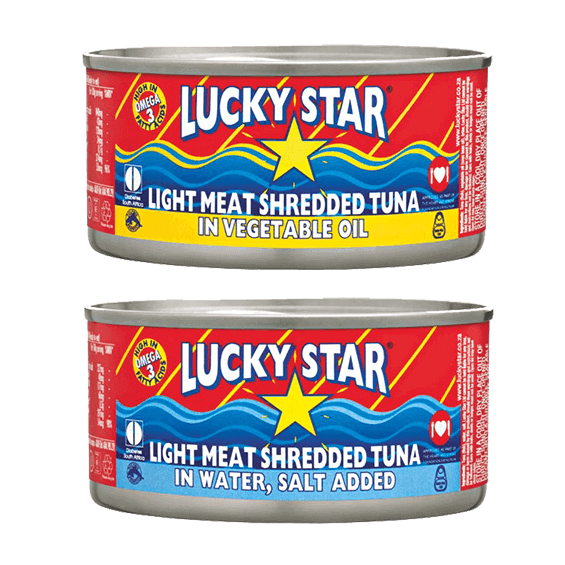 lucky star tuna shredded