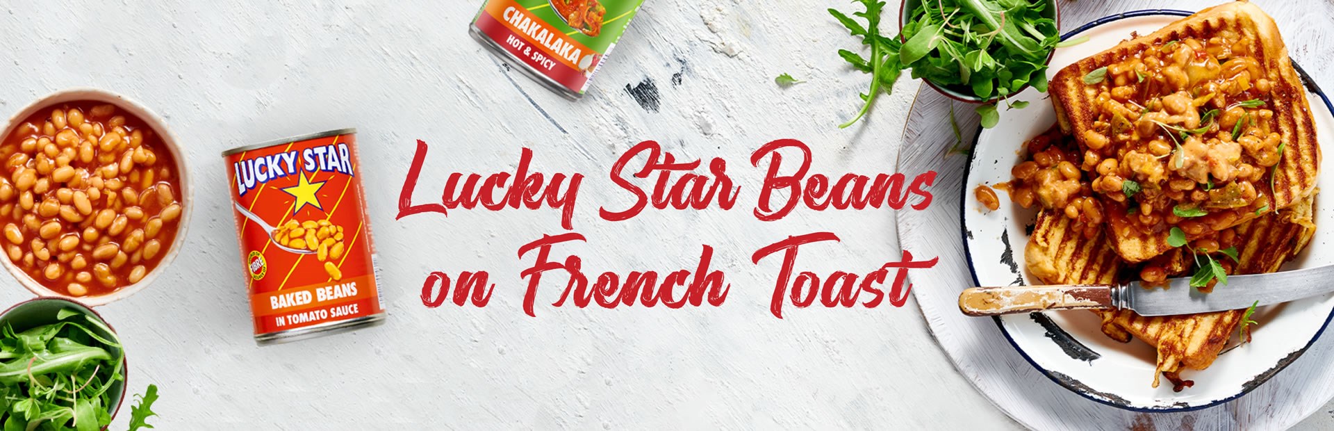 Lucky Star Beans on French Toast